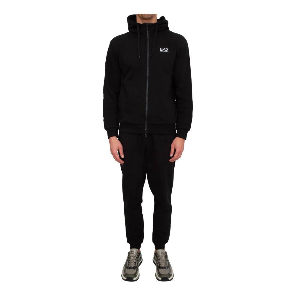 Emporio Armani Ea7 Training, Male, 3XL, Tracksuit Nero Black