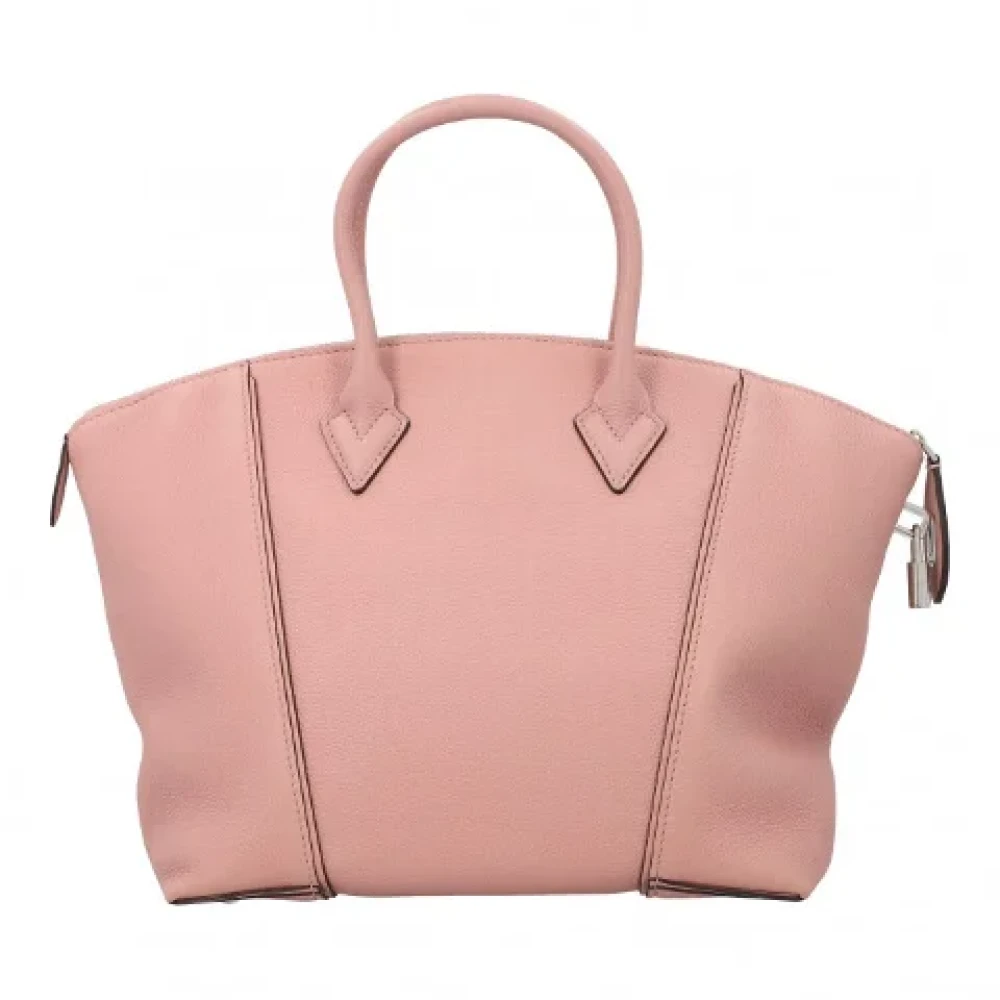 Louis Vuitton Vintage Pre-owned Leather handbags Pink Dames