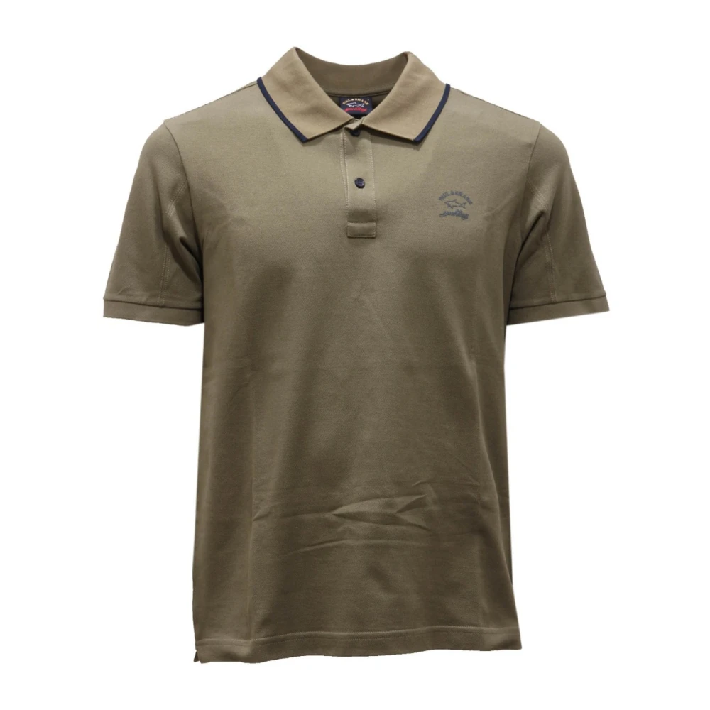 Paul & Shark Green Polo Shirts, Male, Xs, 21411290 Polo Shirt