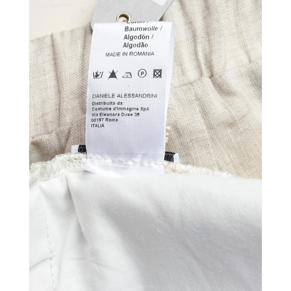 Daniele Alessandrini Klassieke Denim Jeans Beige Heren