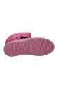 chaussures-plates-rose-en-nylon-matelasse