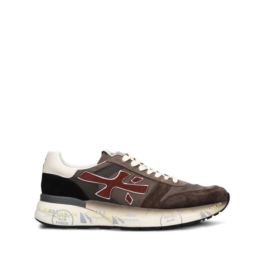 Premiata Uomo Marrone - Sneakers E Rosso Stile Comfort - Shoes - 44 Eu