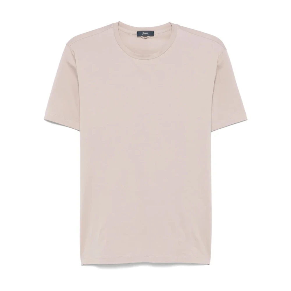 Herno - Tops > T-Shirts - Beige - Herno - Modalova