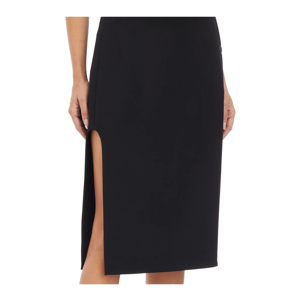 Courrèges Getailleerde knooprok Black Dames