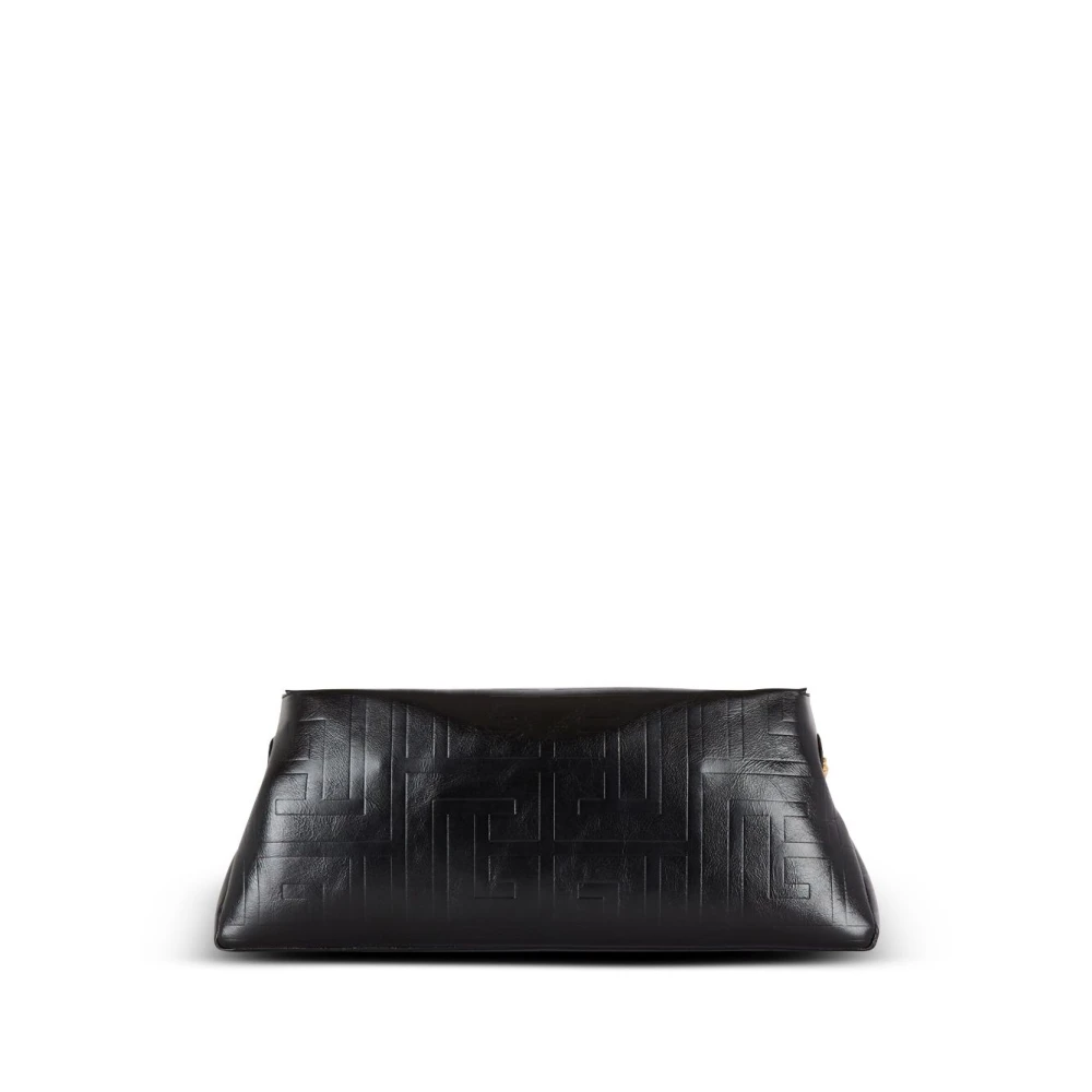 Balmain Stijlvolle dames schoudertas in zwart Black Dames