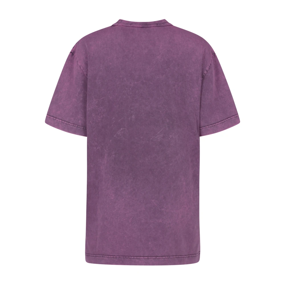 alexander wang Bi-Color Acid Logo T-shirt Purple Dames
