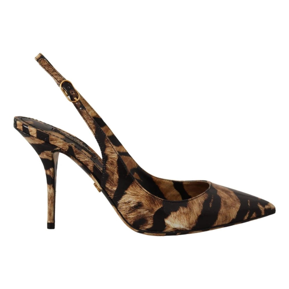 Dolce & Gabbana Women's Brown Lori Slingbacks