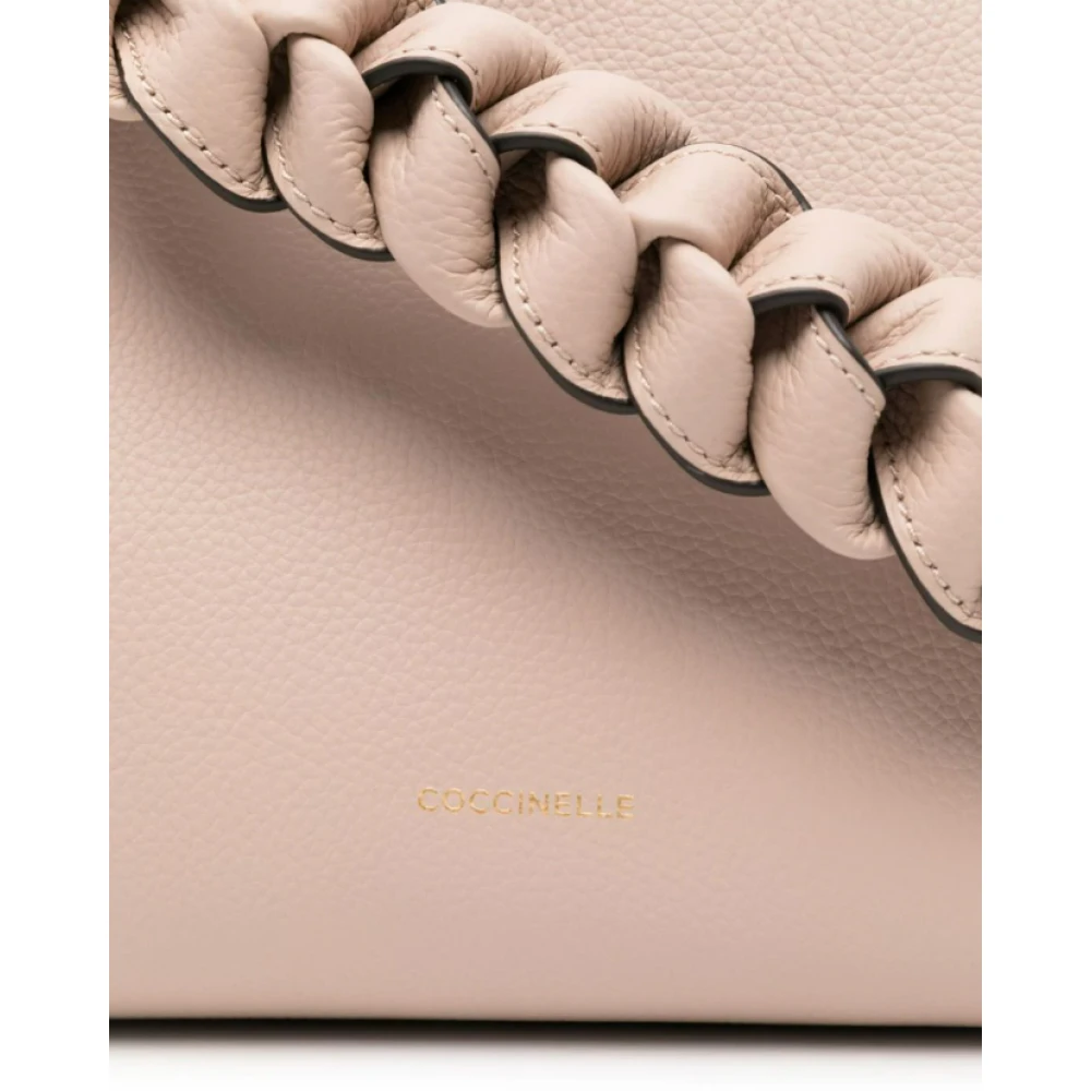 Coccinelle Roze Leren Handtas Pink Dames