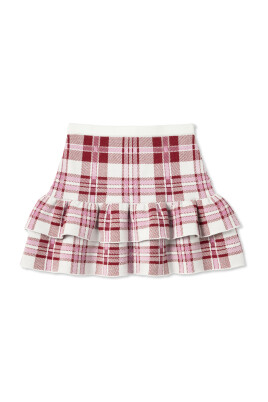 skirt-with-check-pattern
