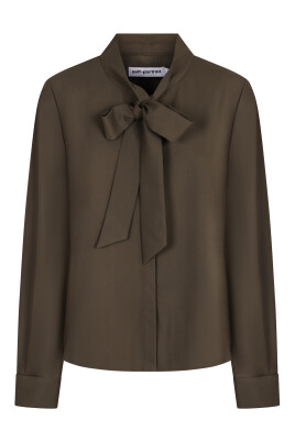 bow-fastening-twill-blouse