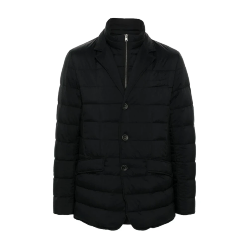 Herno LA Giacca Nylon Down Jacket Black Heren