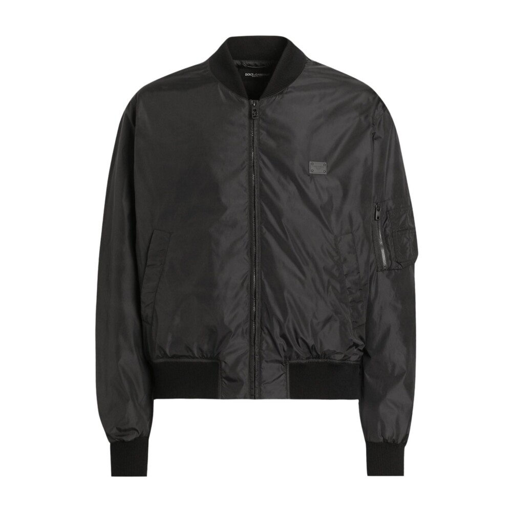 Dolce & Gabbana 24AW ジャケット ブラック系 DOLCE&GABBANA Black Nylon Jacket New | eBay