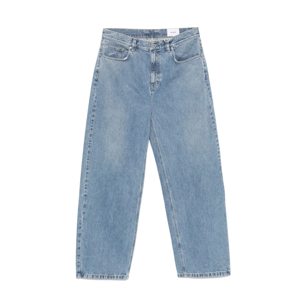 Axel Arigato Lichtblauwe Klassieke Vijf Zakken Jeans Blue Heren
