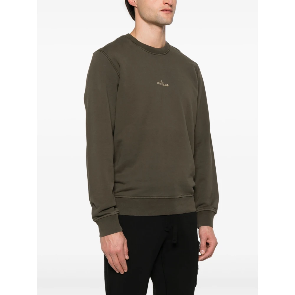 Stone Island Stijlvolle Sweatshirt V0054 Green Heren