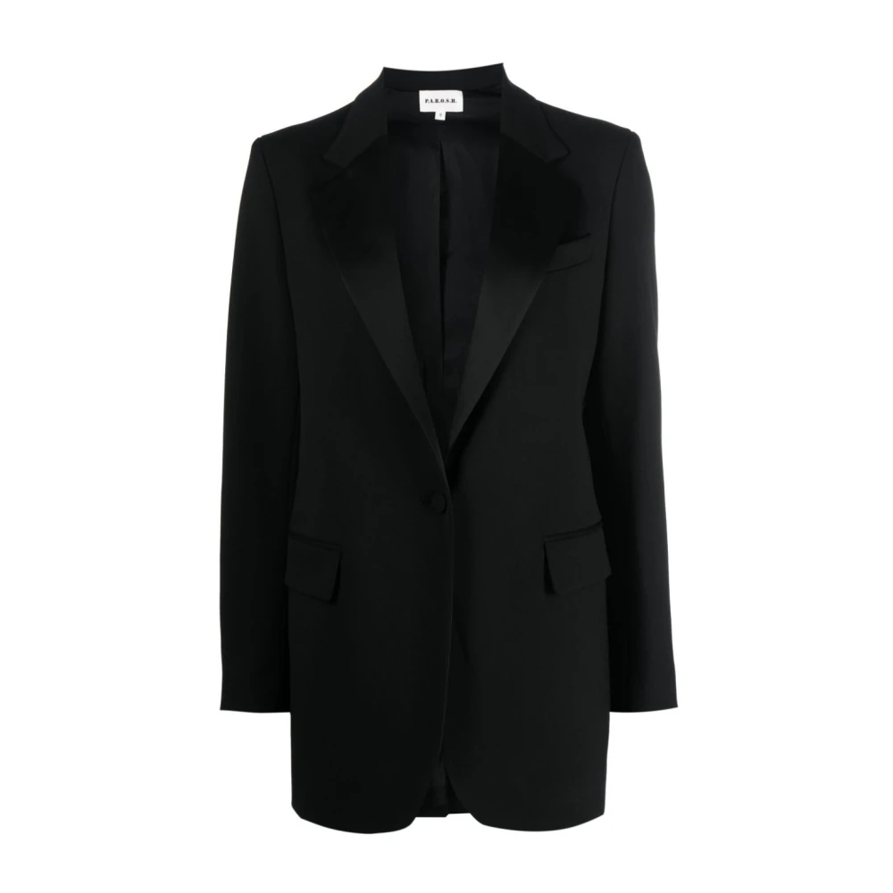 P.a.r.o.s.h. Zwarte Jas 013 Black Dames