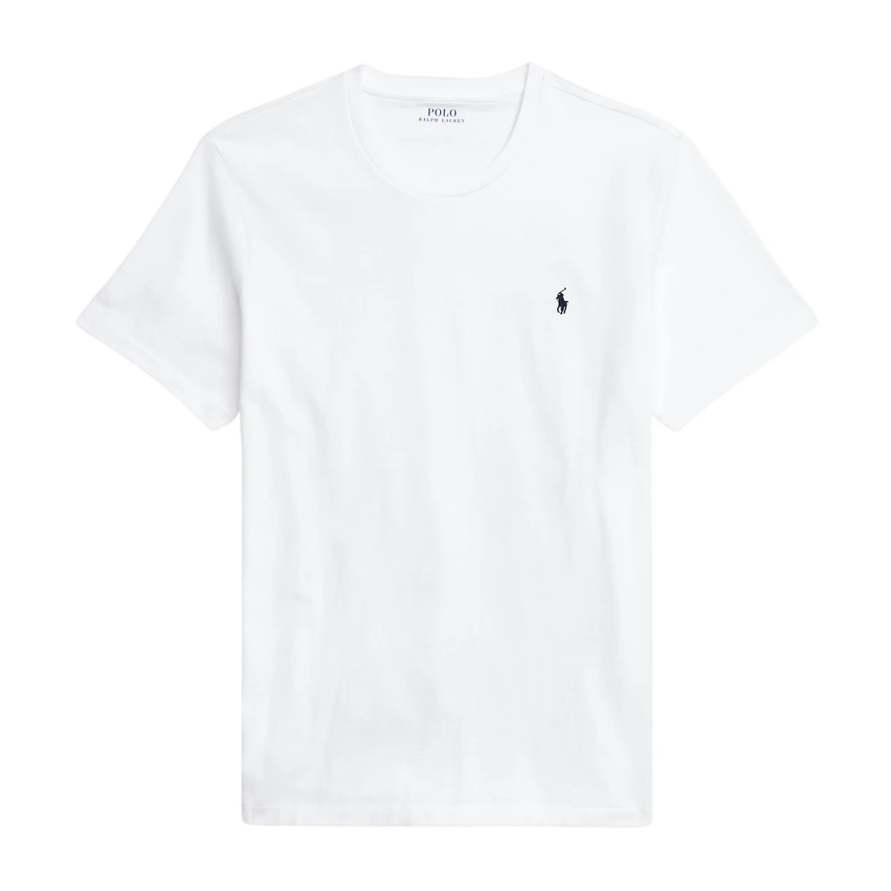 Ralph Lauren Broderad Pony T-shirts och Polos White, Herr