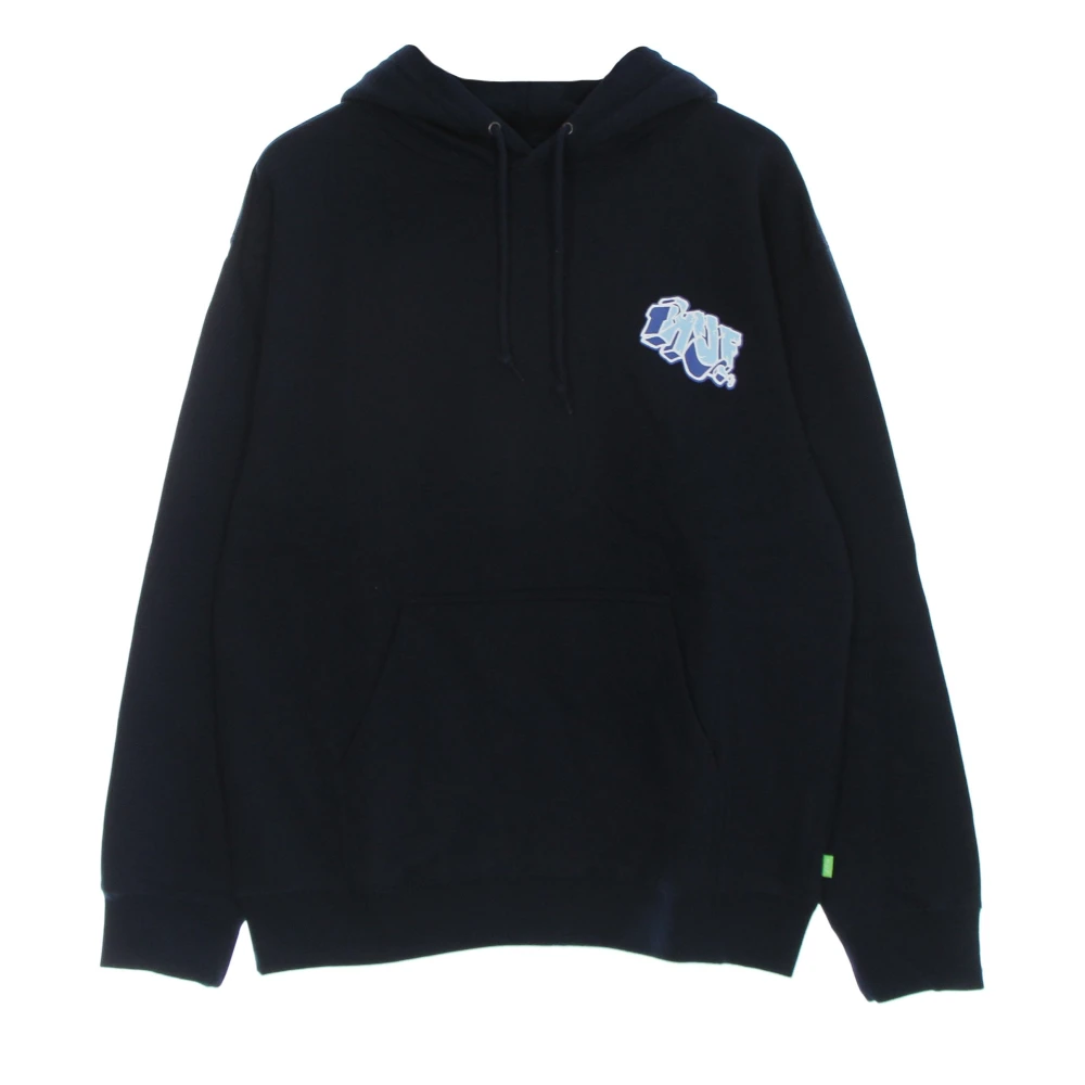 HUF Navy Hoodie met lange mouwen en kangoeroezak Blue Heren
