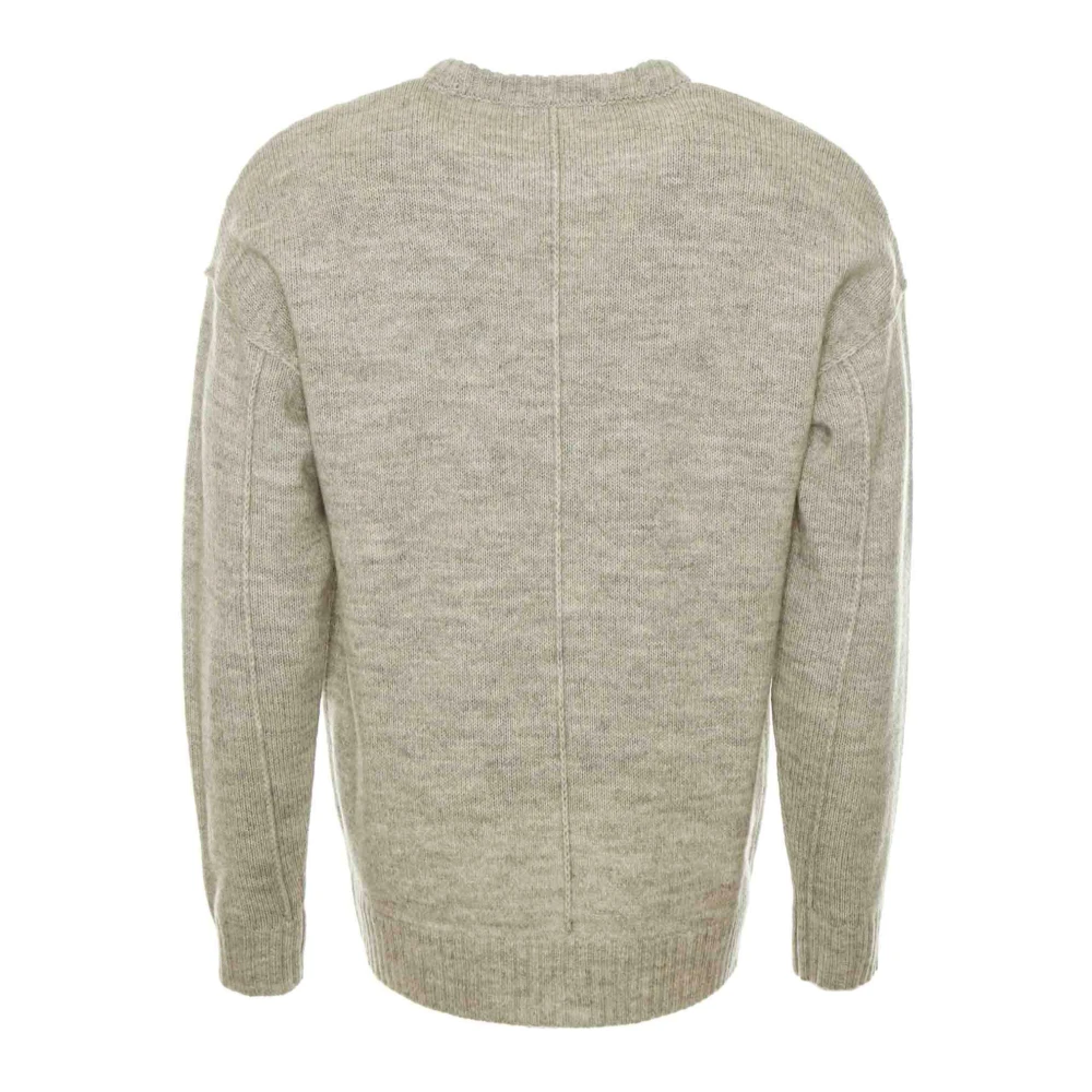 drykorn Zachte Gebreide Trui met Ronde Hals Gray Heren