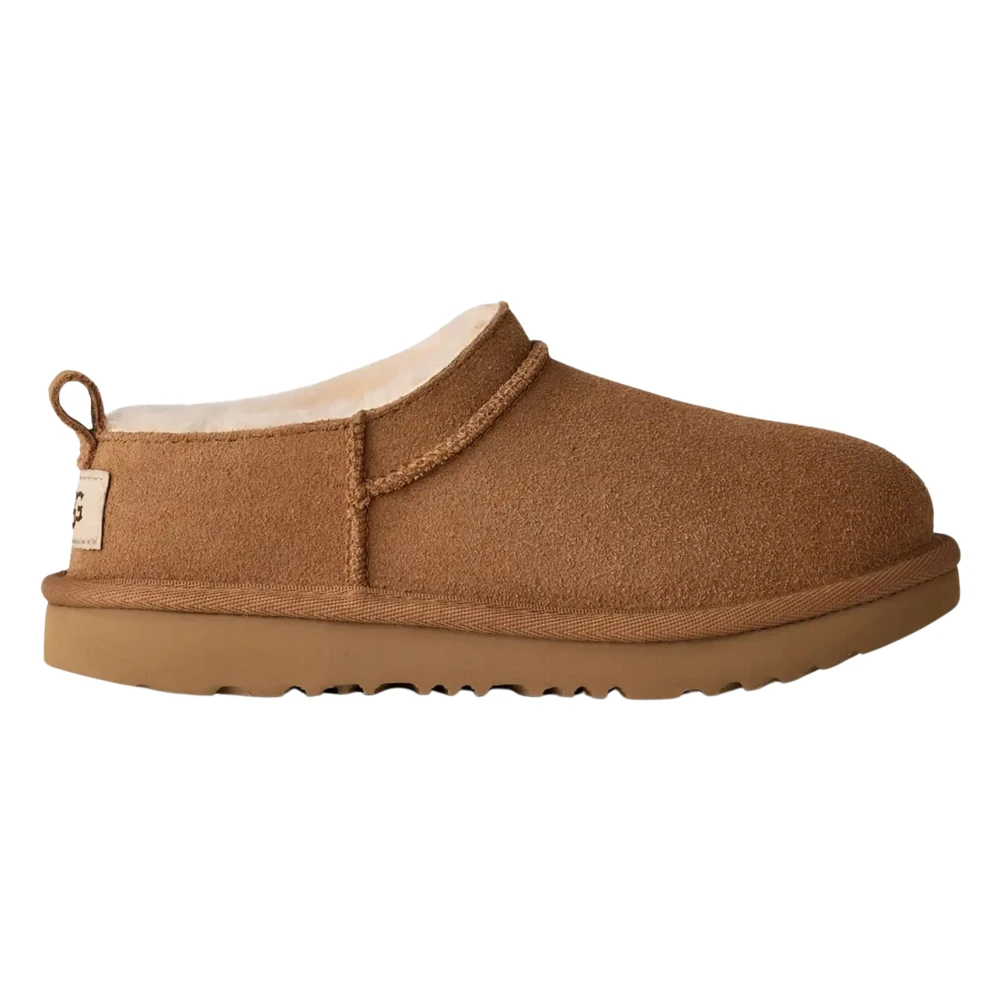 Ugg Classic Micro Slippers - Unisex - Kids Indoor Shoes - Brown - 28 1/2 Eu - Kids