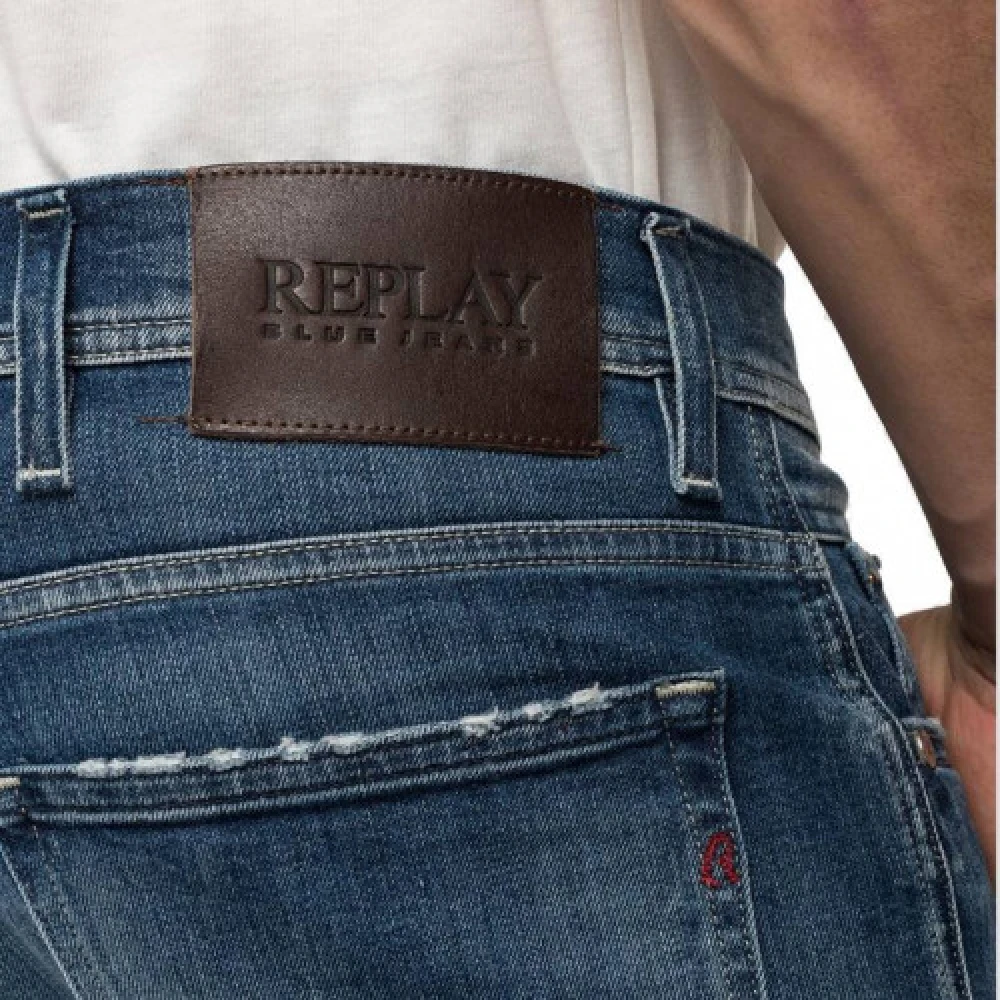 Replay Skinny Jeans Blue Heren