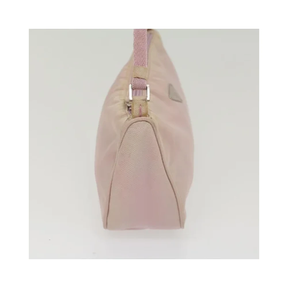 Prada Vintage Pre-owned Nylon pouches Pink Dames