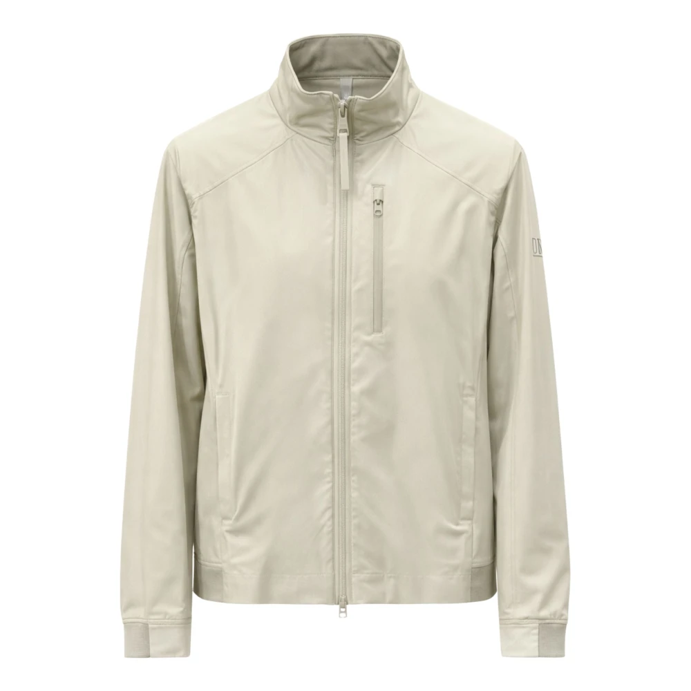 Duno Men's Beige Bomber Jacket