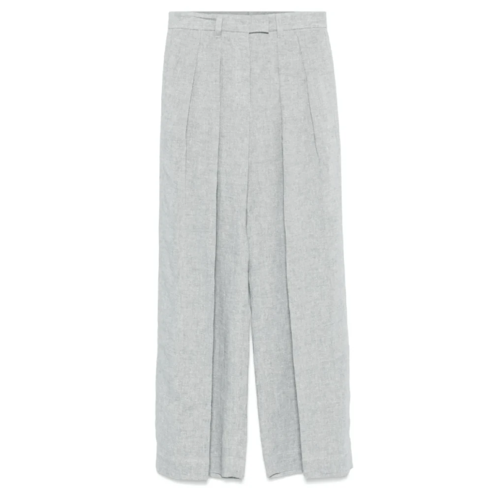 Trousers > Wide Trousers - - Brunello Cucinelli - Modalova