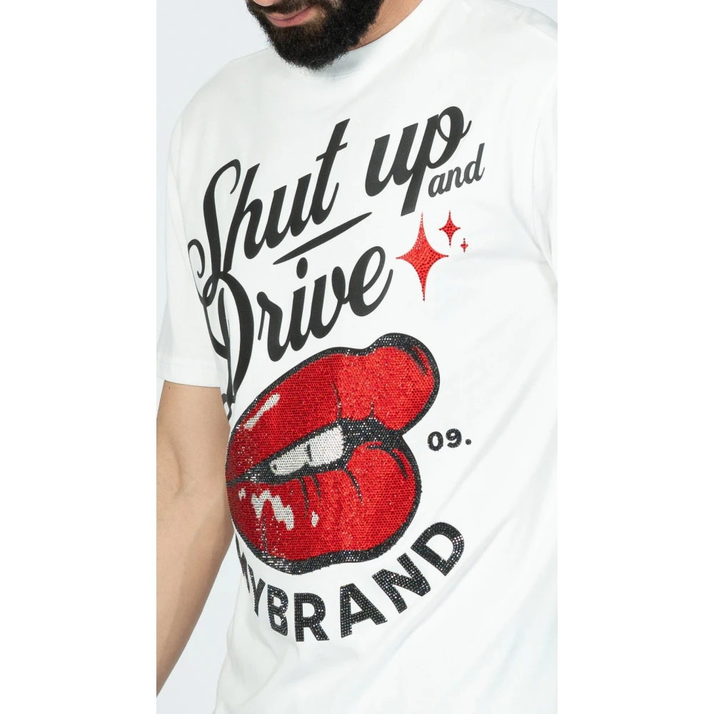 My Brand Witte Drive Tee White Heren