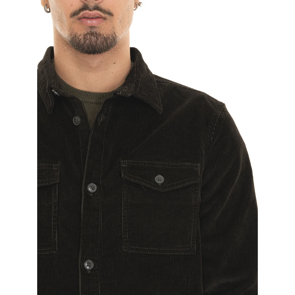 Barbour Maxi Tartan Overshirt met Zakken Brown Heren