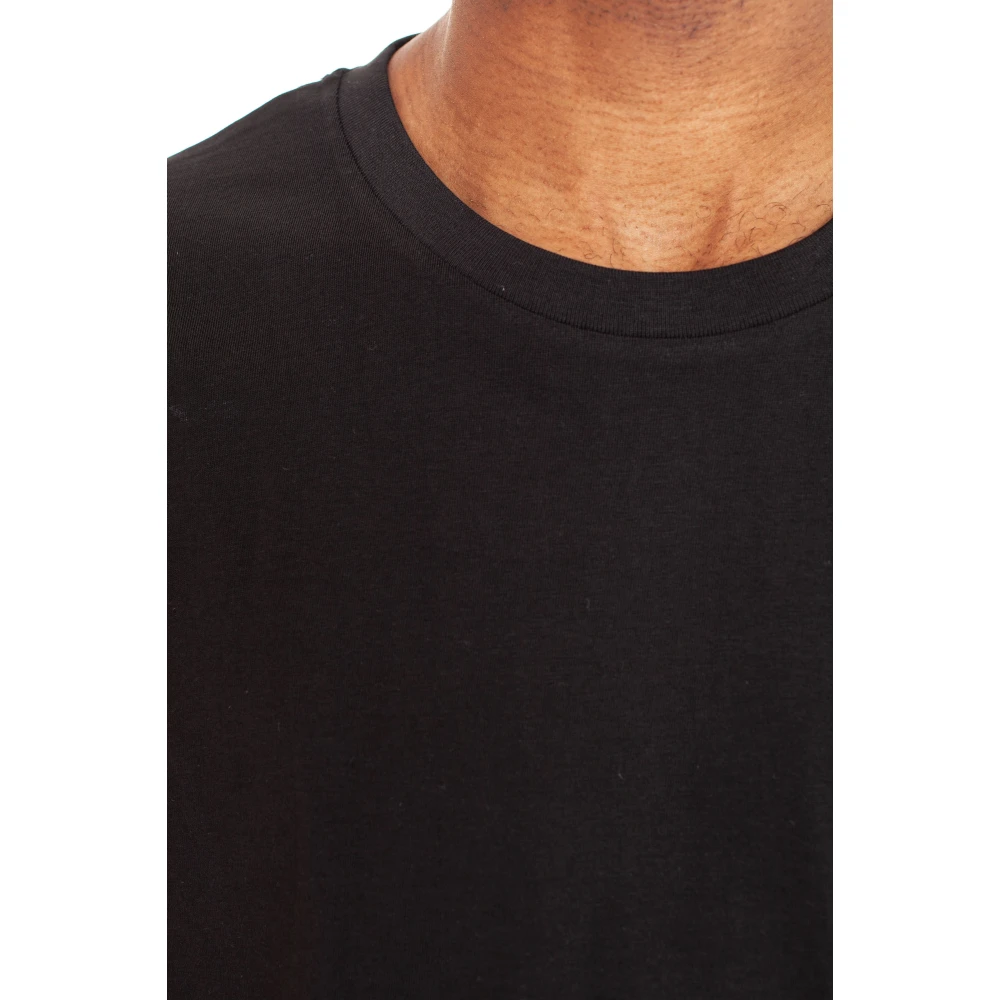 Department Five Zwarte Katoenen T-shirt met Logo Black Heren