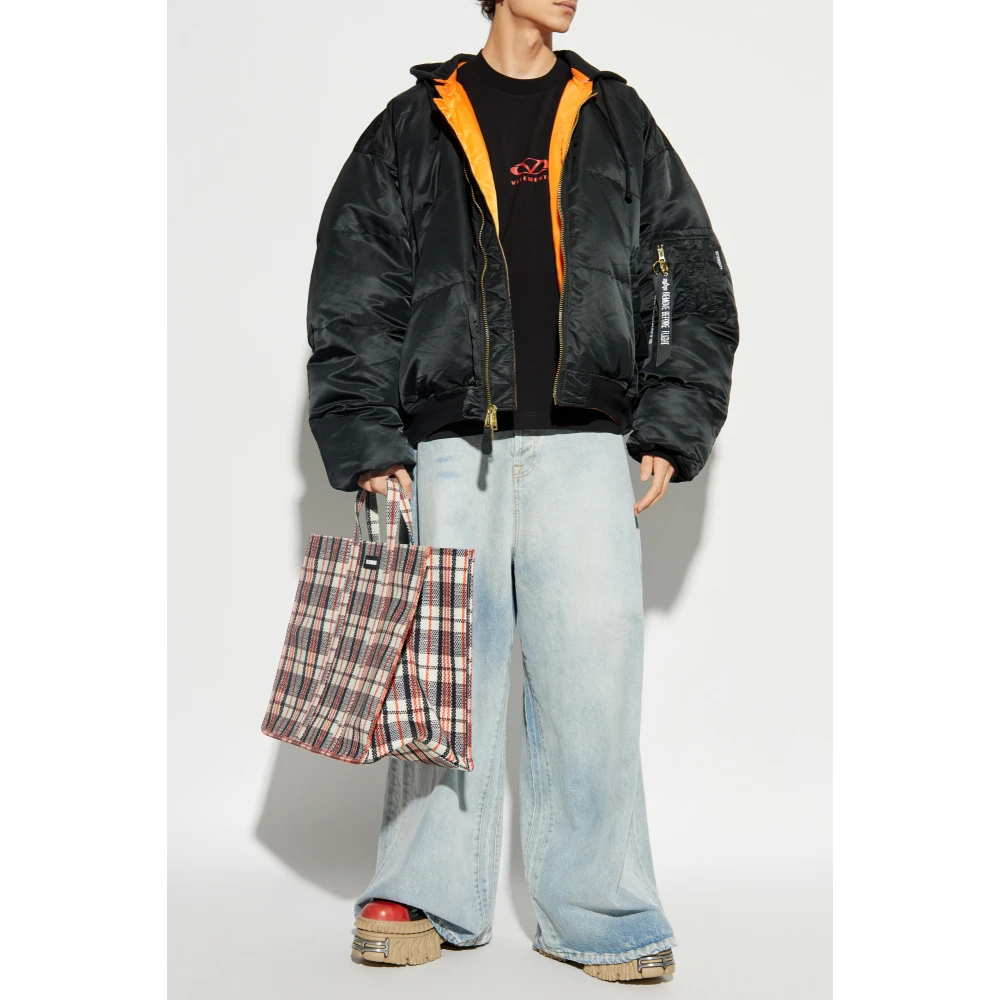 Vetements Bedrukt T-shirt Black Heren