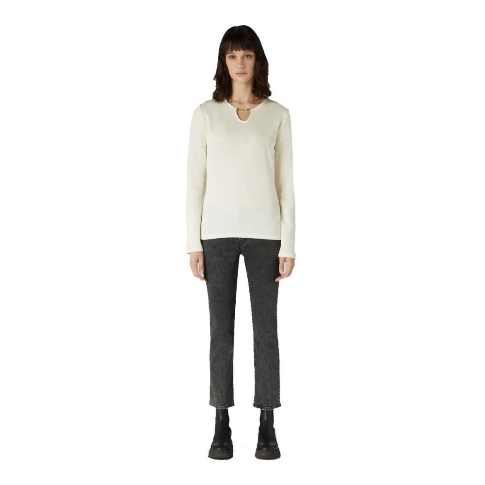 Trussardi Slim-fit Denim Broek Gray Dames