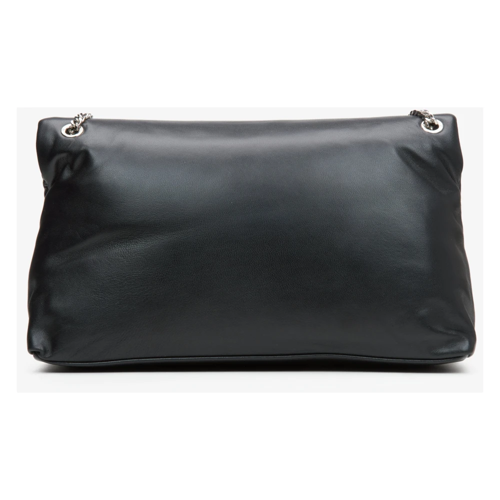 Estro Dames Zwarte Ketting Schouder Handtas Er00114989 Black Dames