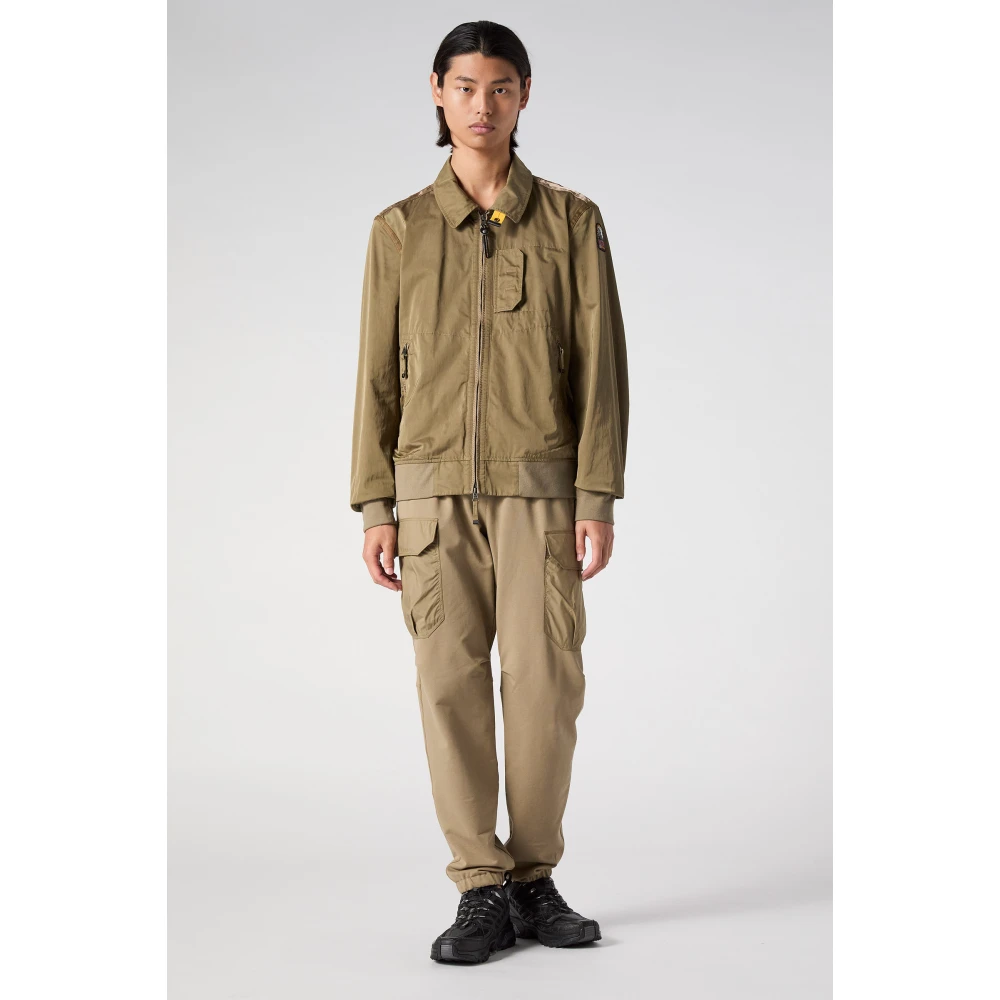 Parajumpers Aardejas met Hemdkraag en Geribbelde Manchetten Green Heren