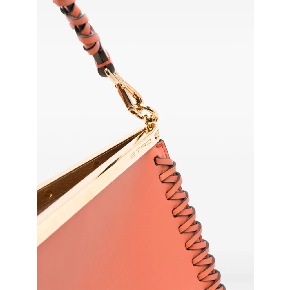 ETRO Rode leren schoudertas 'Vela' Pink Dames