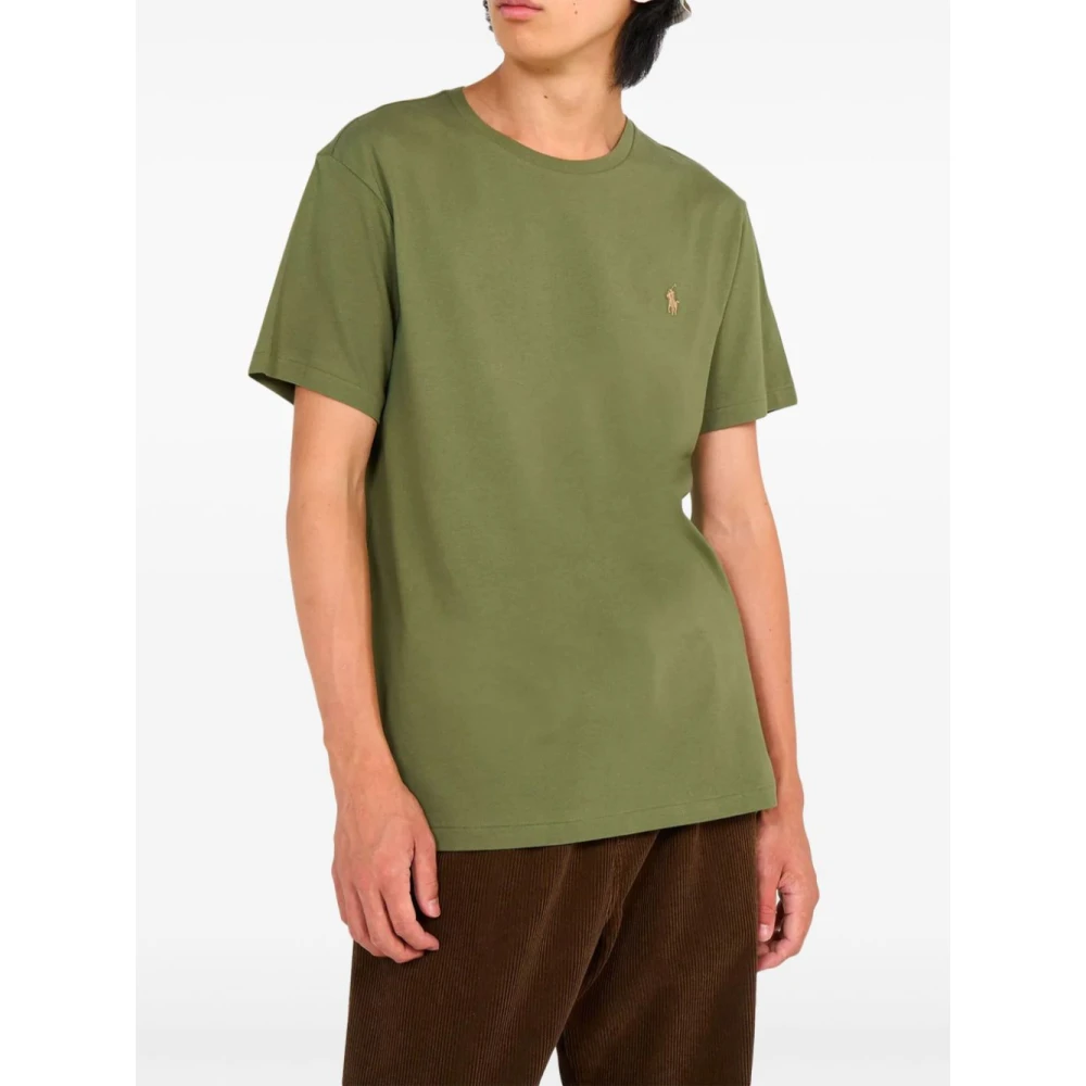 Polo Ralph Lauren Groene Katoenen Crew Neck T-shirt Green Heren