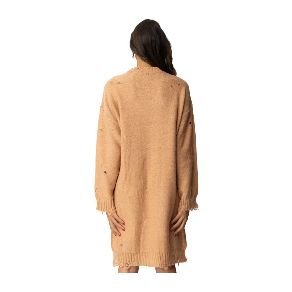 Aniye By Cartoon Mickey Mini Jurk Beige Dames