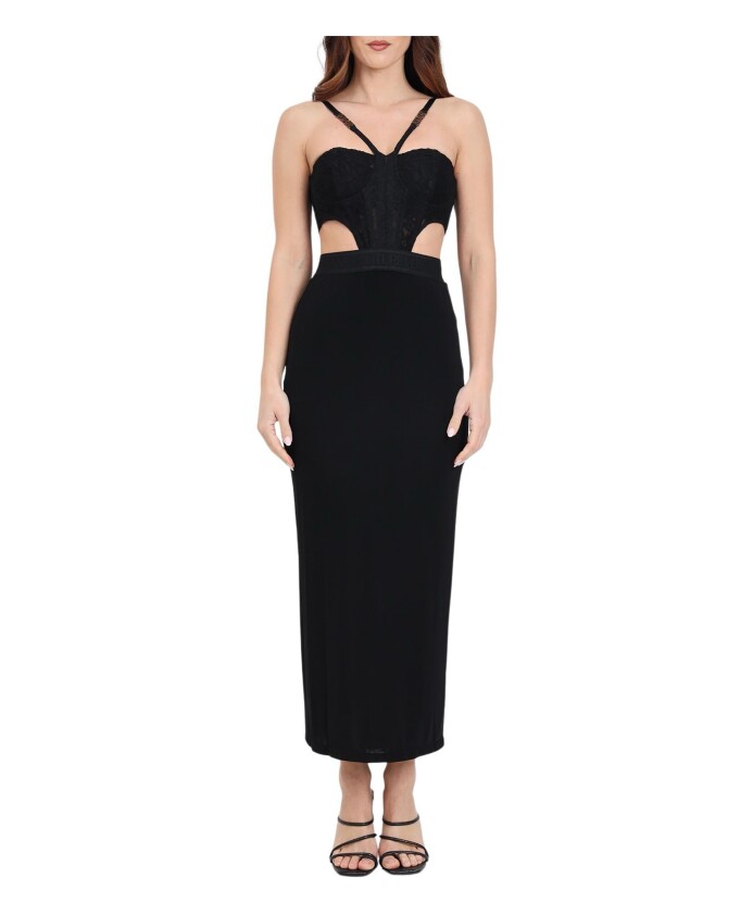 robe-longue-en-lycra-avec-fermeture-eclair