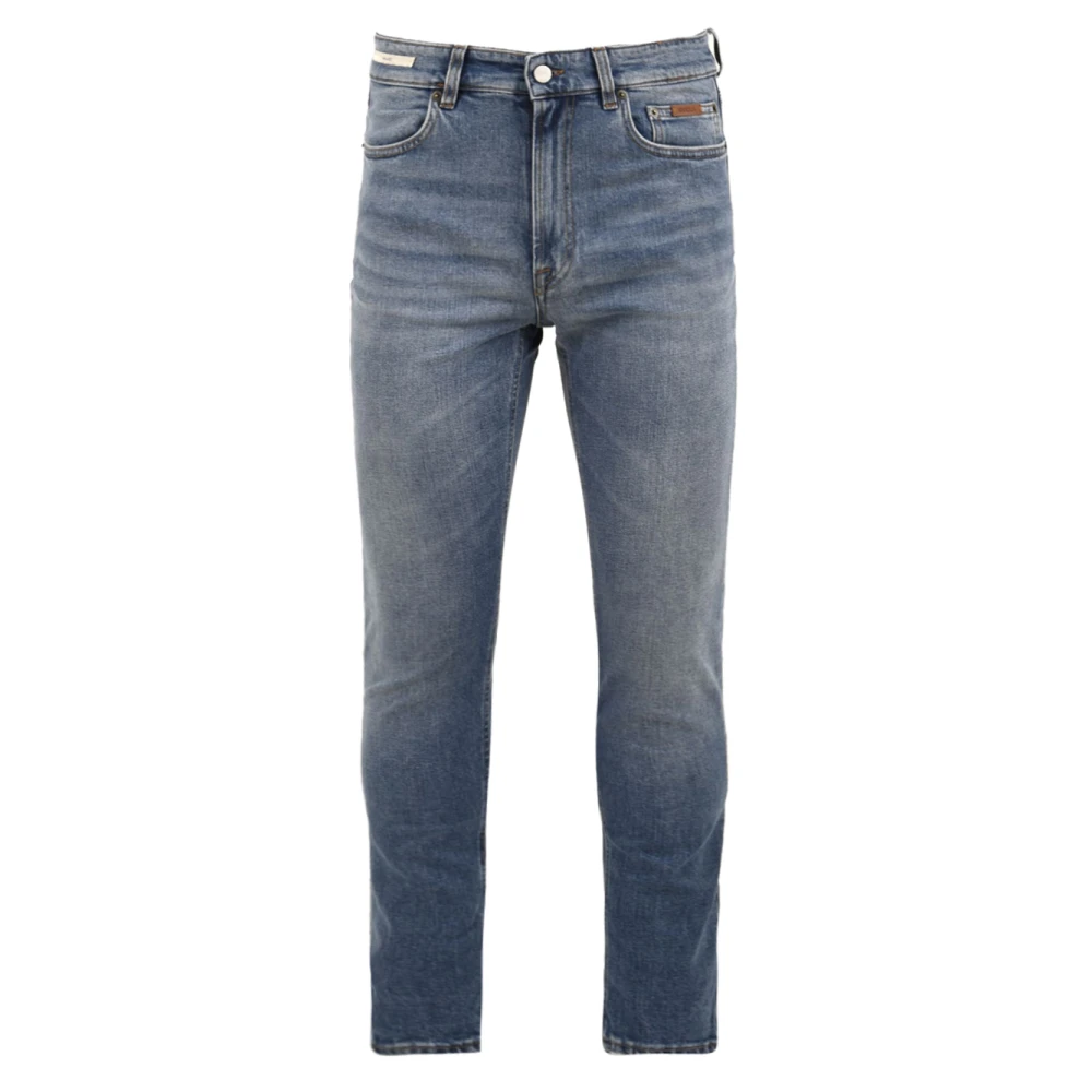 Siviglia Mannelijk Blauw Jeans Heren, W38, Katoen, Palazzo Jeans