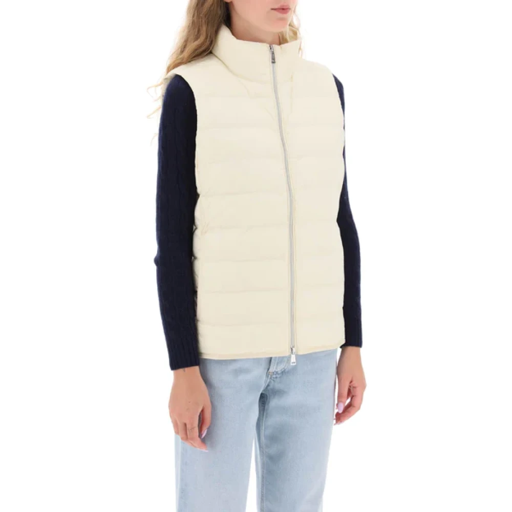 Ralph Lauren Wind- en waterdichte gewatteerde parka White Dames