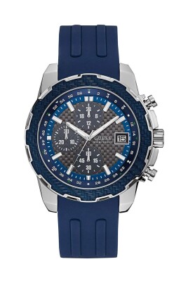 blue-rubber-analog-quartz-watch