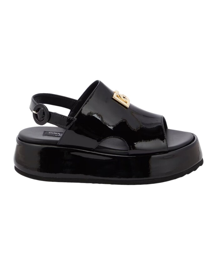 black-leather-girls-sandals