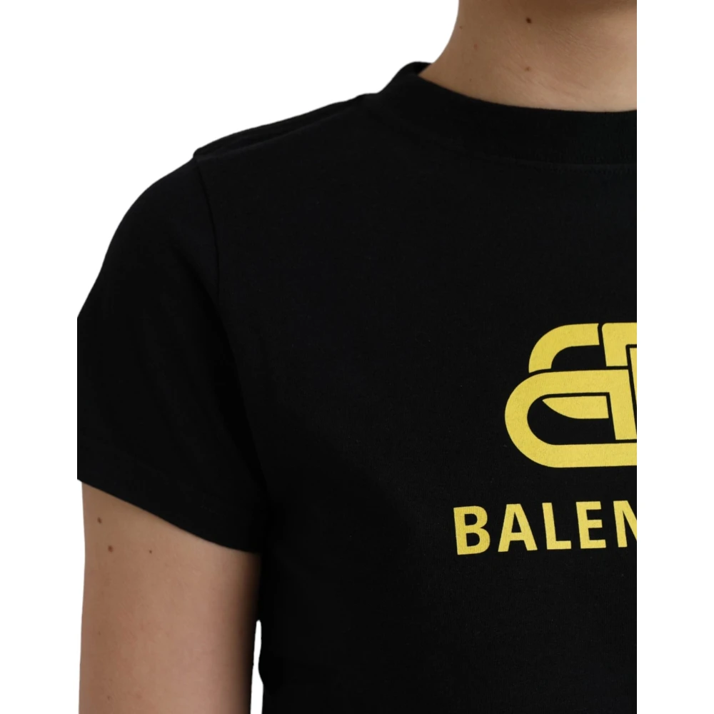Balenciaga T-shirt met logoprint Black Dames