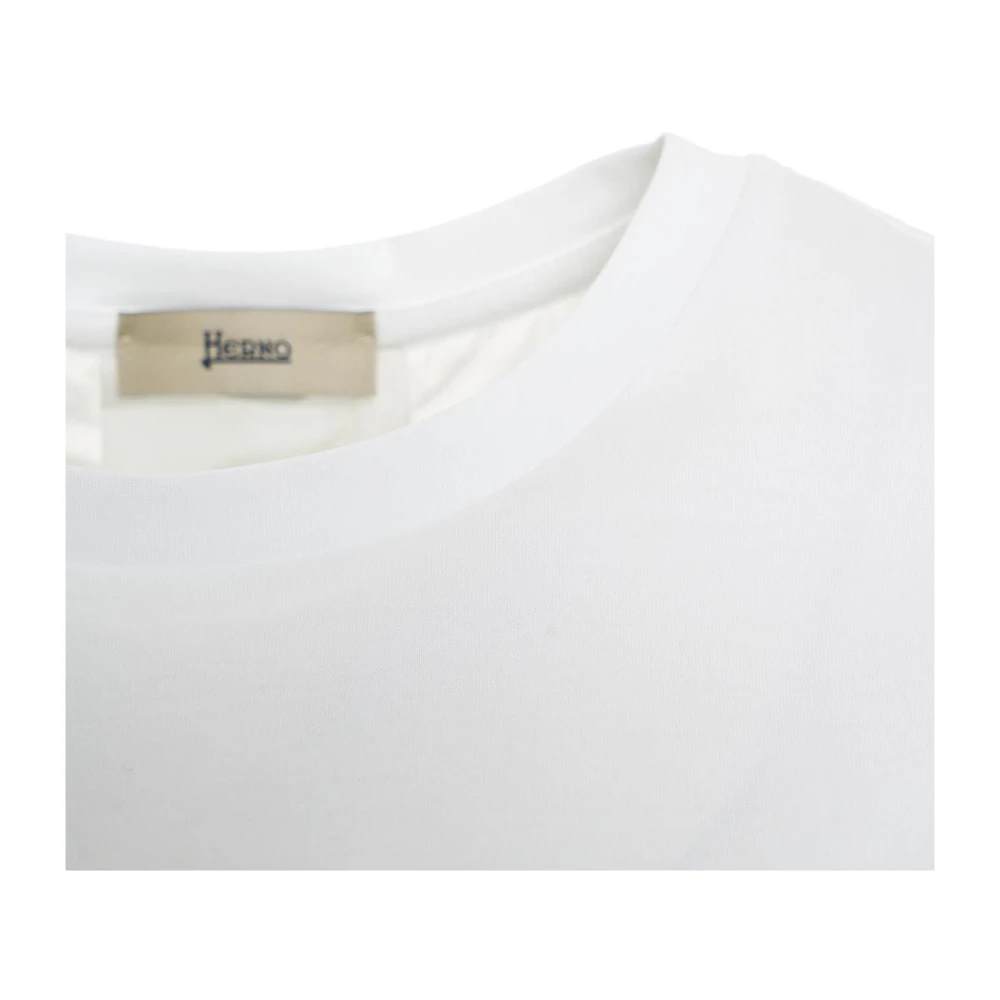Herno Witte T-Shirts Polos voor Dames White Dames
