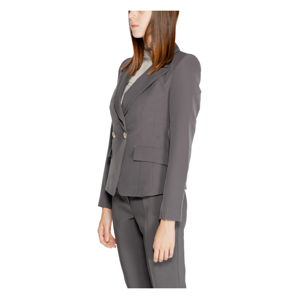 RINASCIMENTO Herfst Winter Blazer Donna Gray Dames