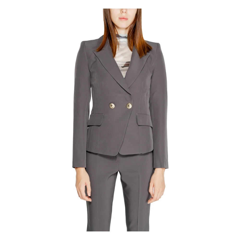 RINASCIMENTO Herfst Winter Blazer Donna Gray Dames