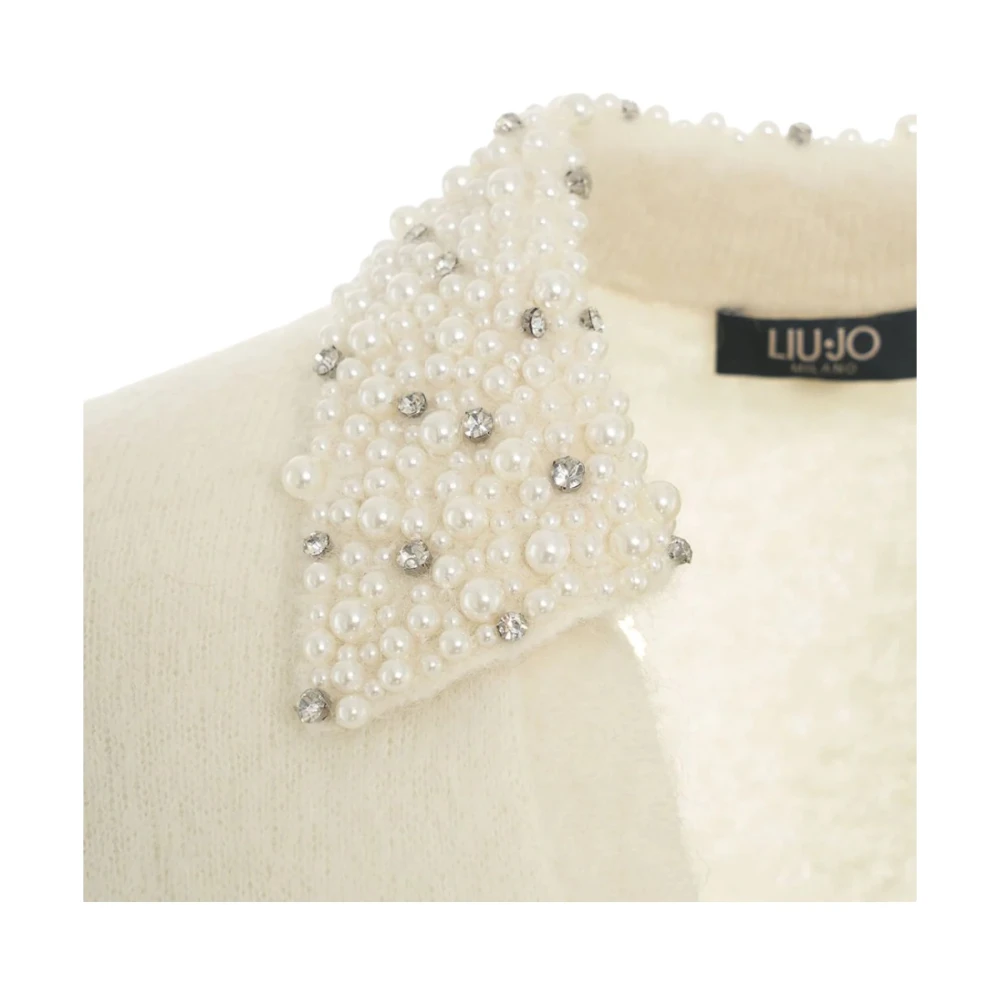 Liu Jo Stijlvolle Gebreide Top White Dames