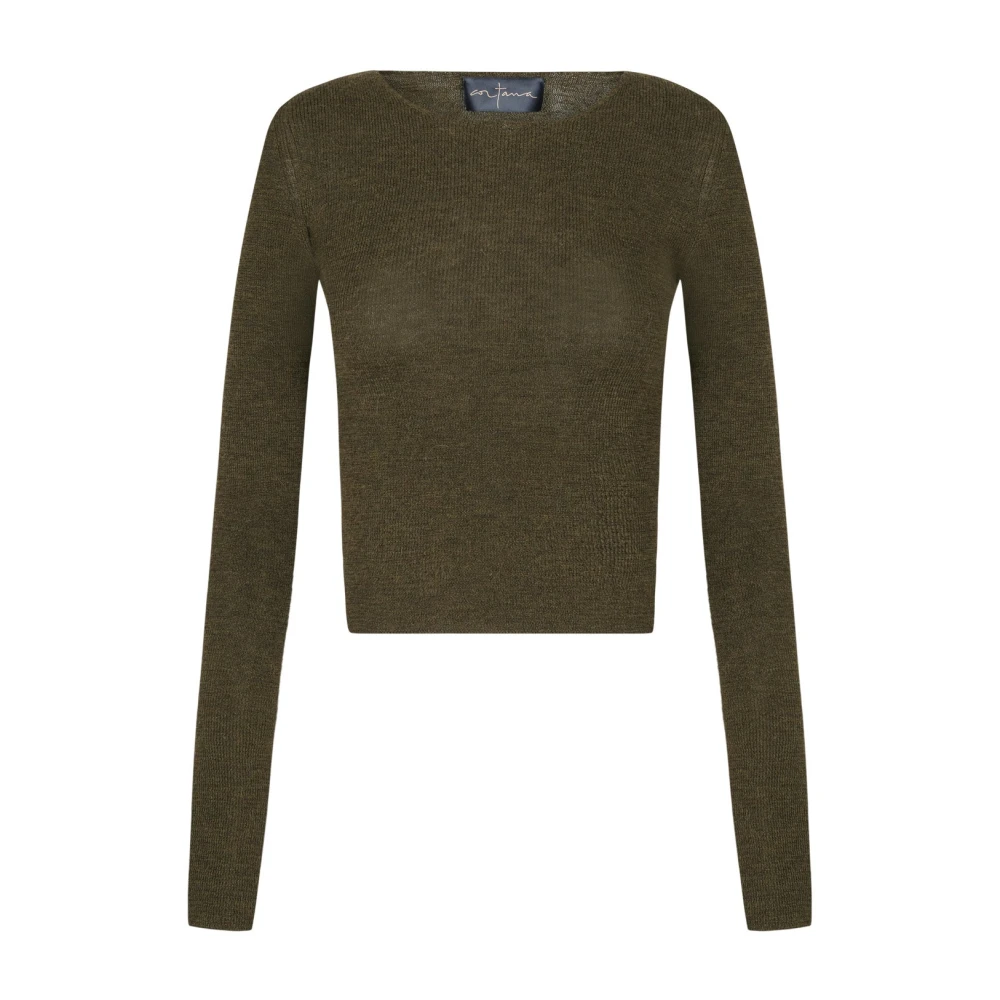 Cortana Women's Green Alpaca Merino Jersey