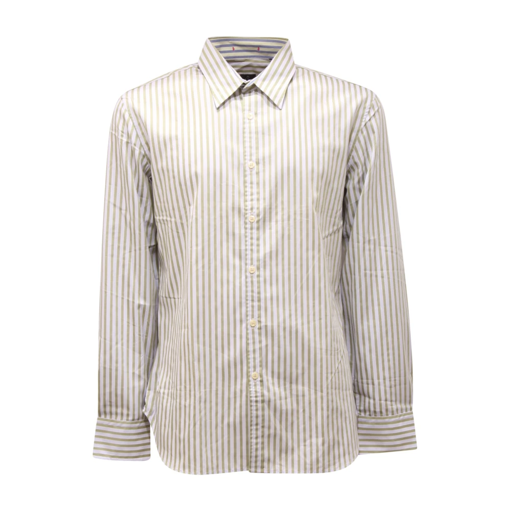 Paul Smith Grön Randig Skjorta