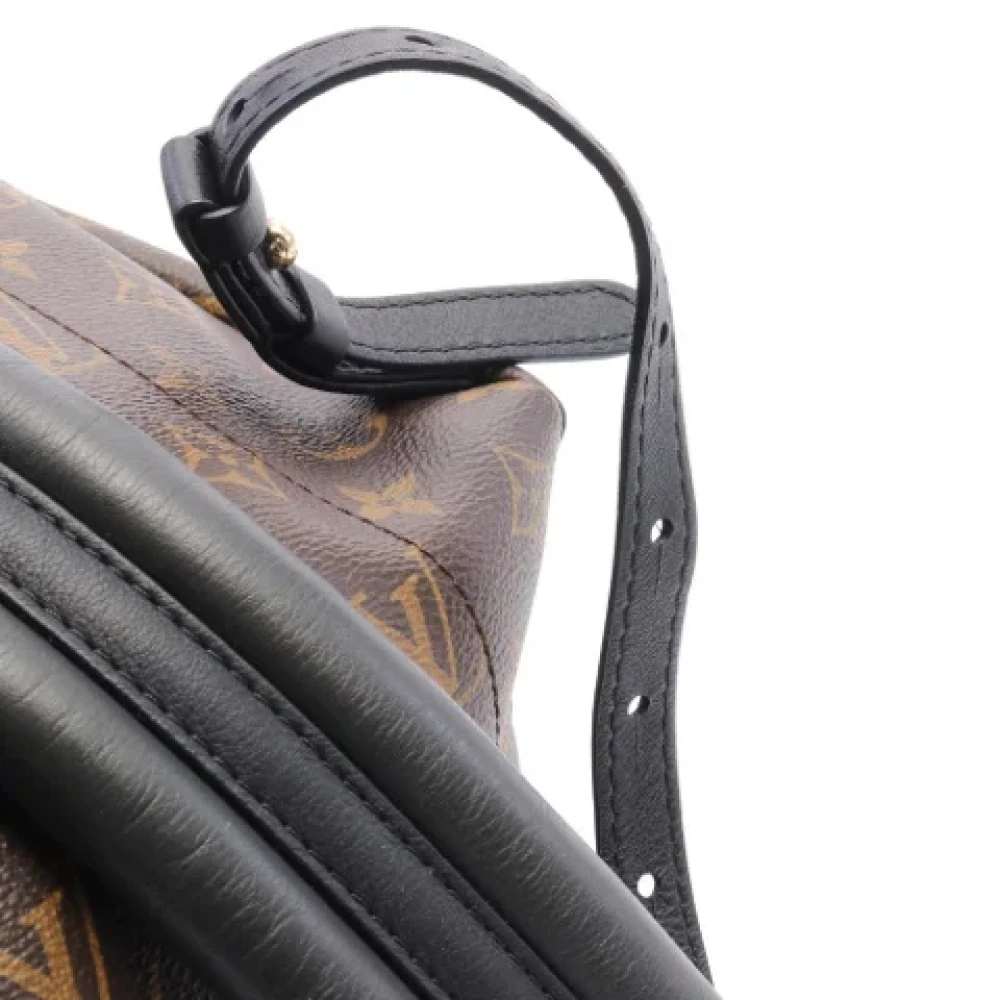 Louis Vuitton Vintage Pre-owned Canvas backpacks Brown Dames